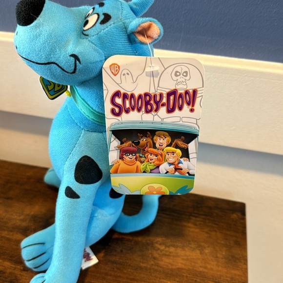 New Scooby Doo Fluorescent Neon Blue Dog Plush WB Hanna-Barbera March 2023 - Picture 3 of 5